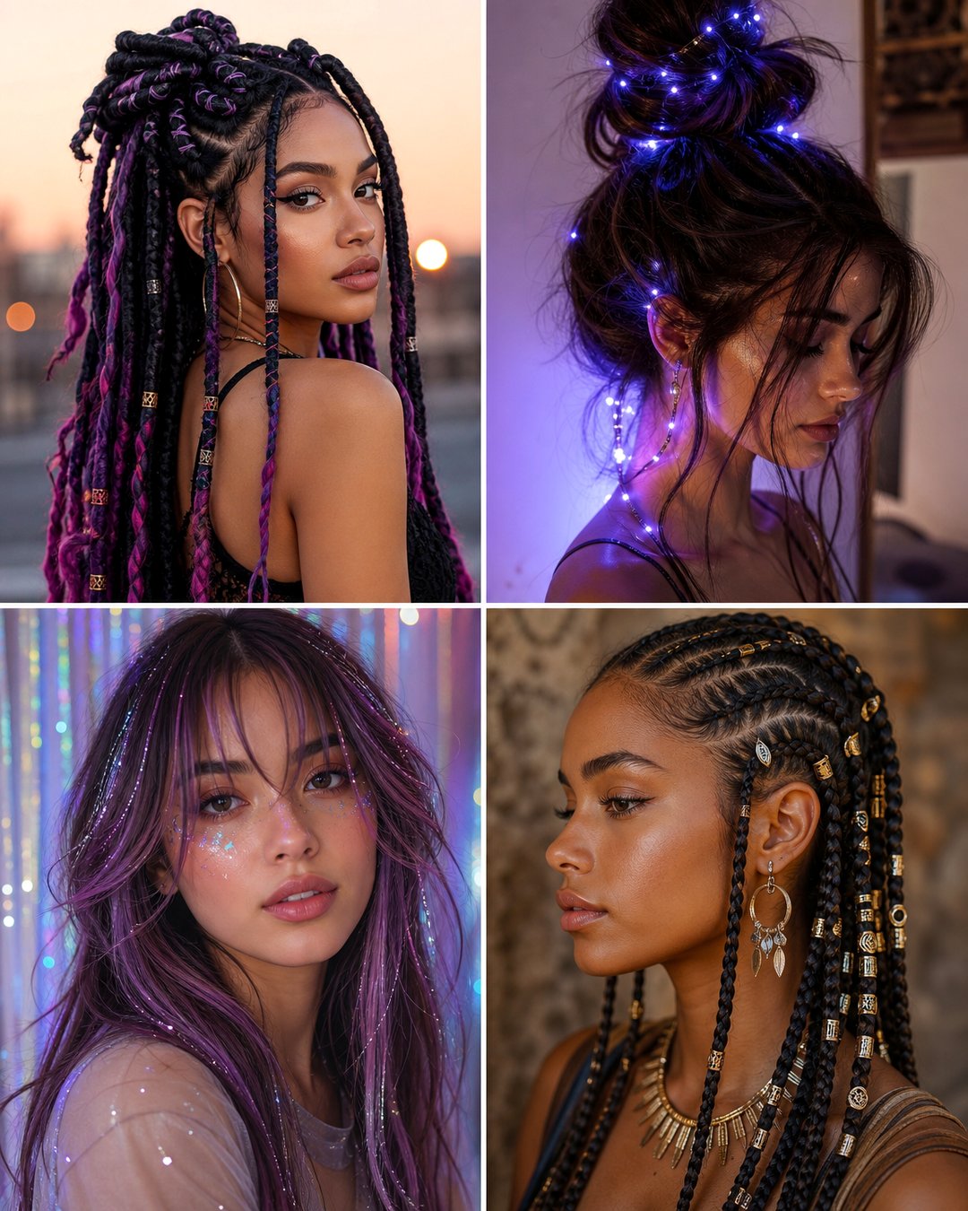 25 Rave Hairstyles to Stand Out at Any Festival