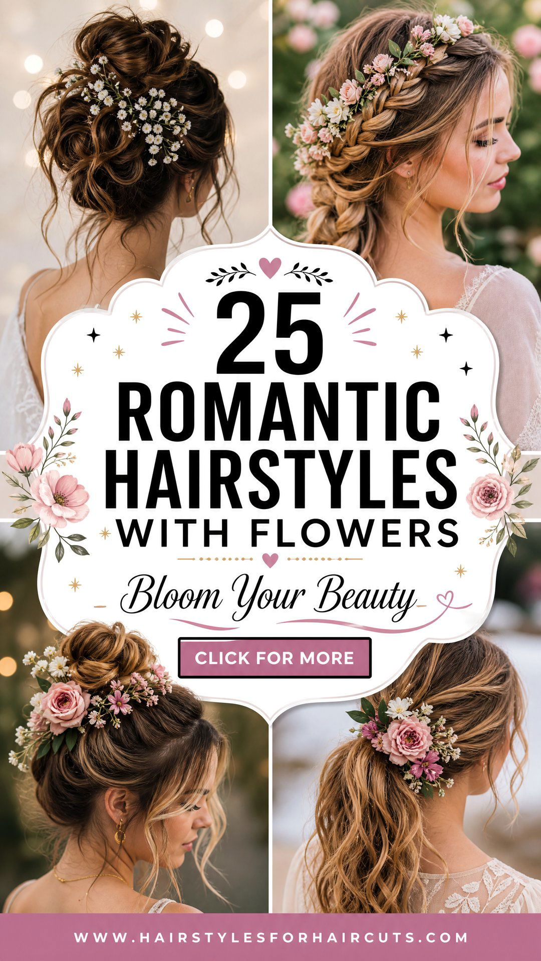 25 Romantic Hairstyles With Flowers to Inspire - 25 Romantic Hairstyles With Flowers to Inspire