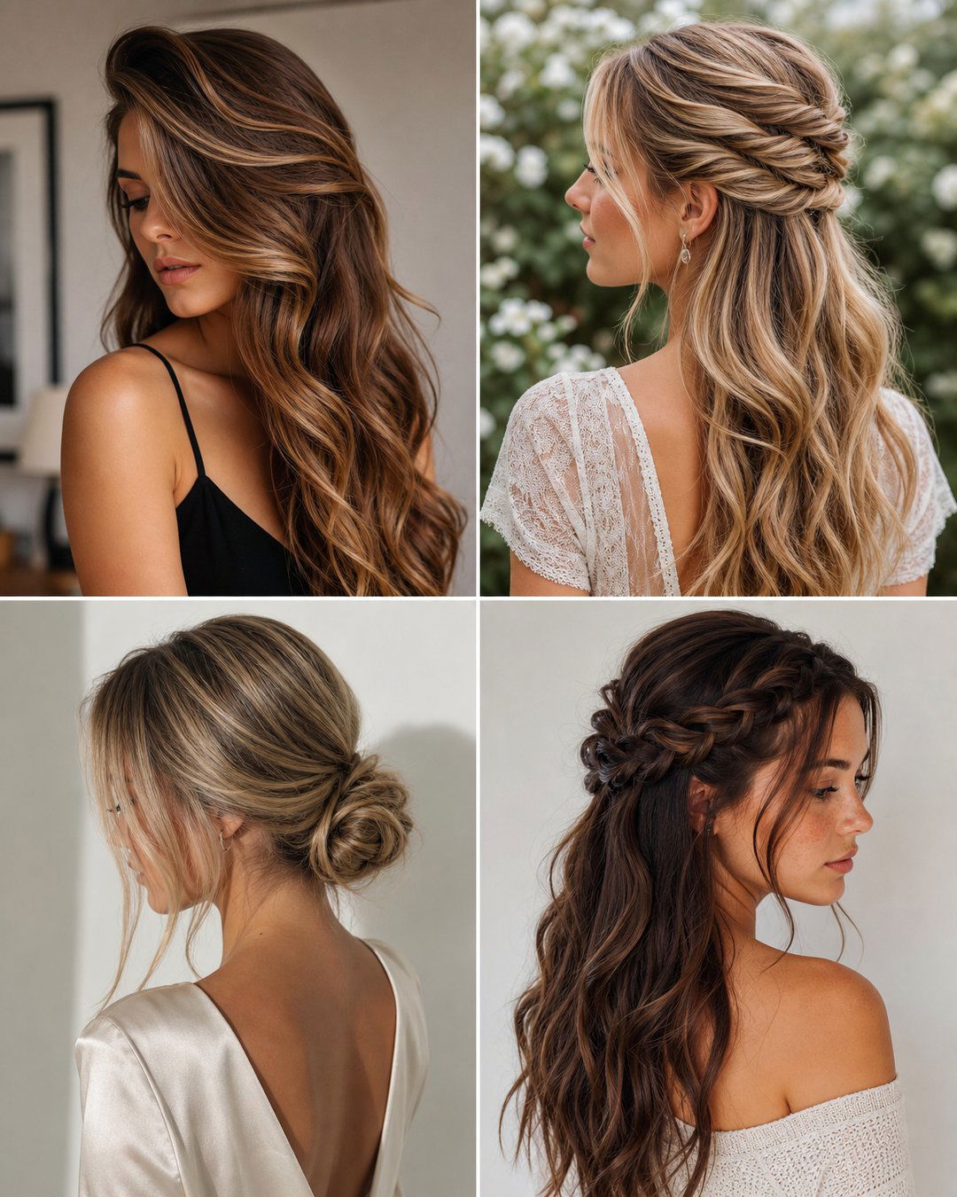 25 Romantic Wedding Hairstyles for Long Hair