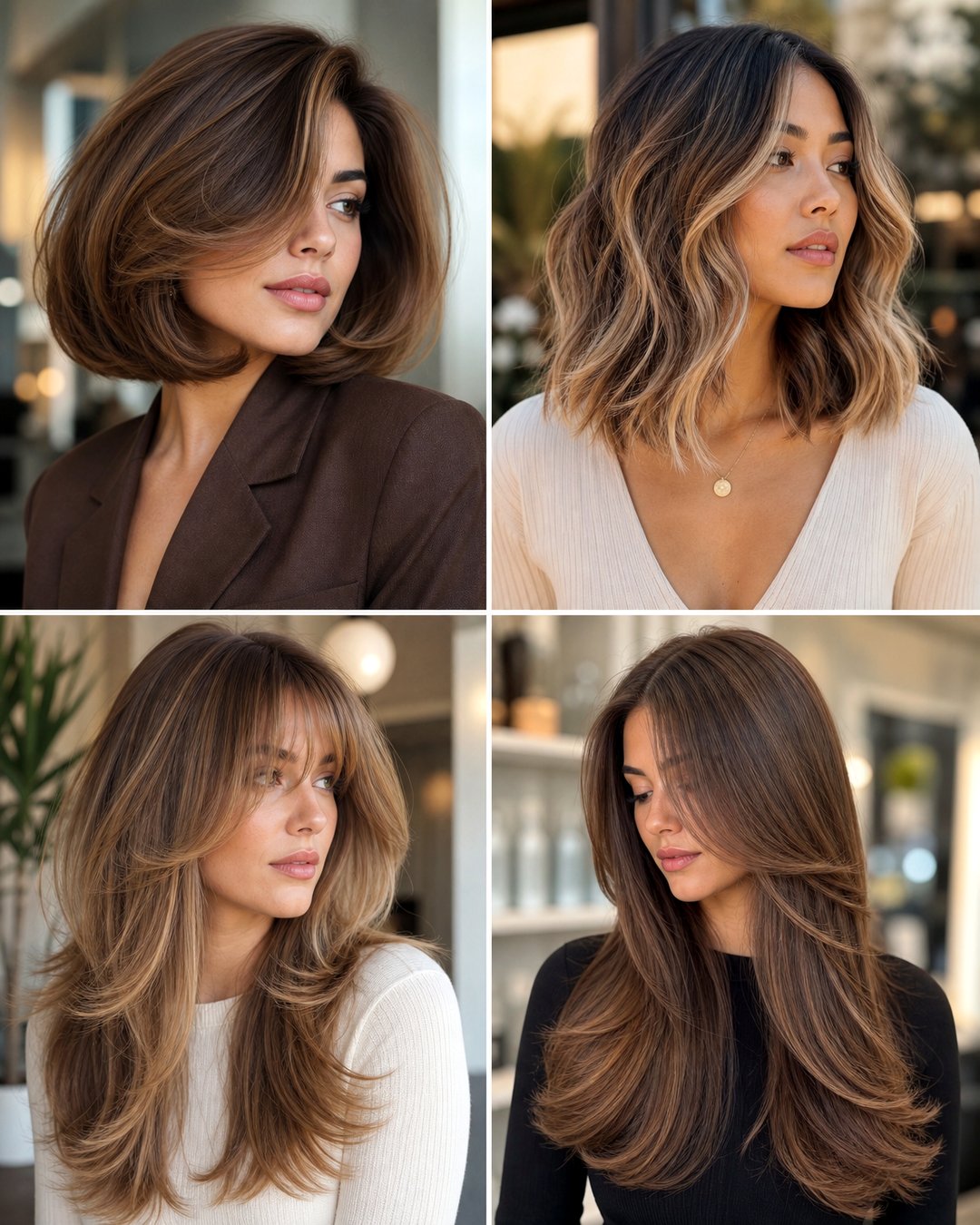 25 Round Brush Hairstyles for a Sleek Salon Blowout