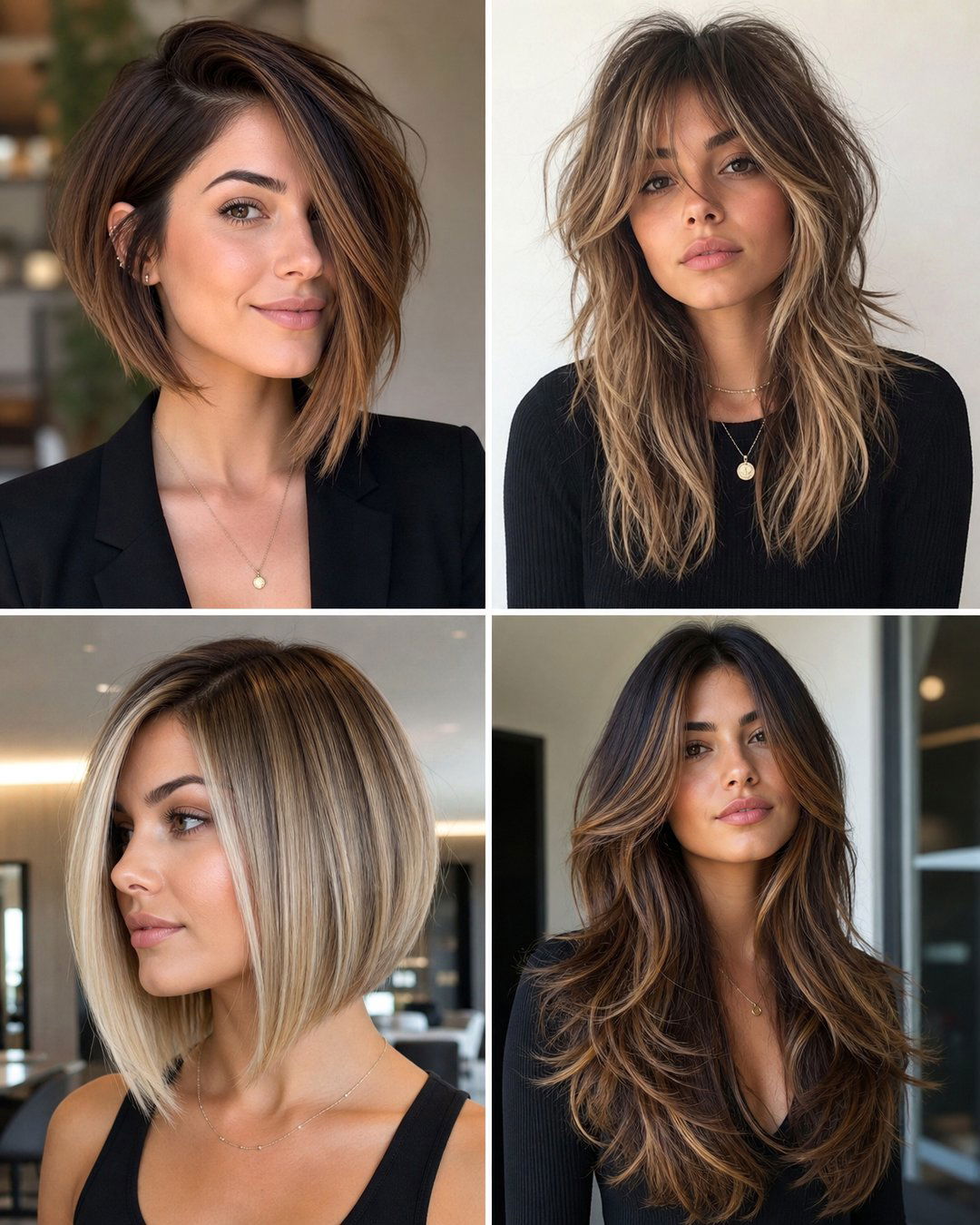 25 Round Face Front Haircuts to Flatter Your Features