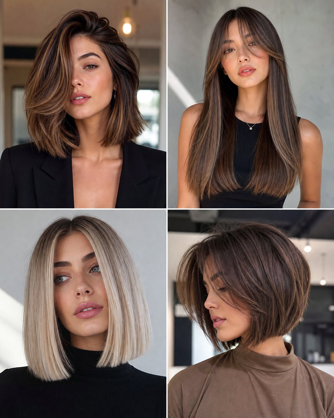 25 Round Face Haircuts Straight Hair Styles to Try Now