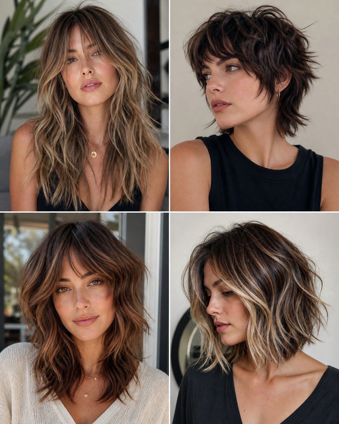 25 Round Face Shaggy Haircuts for a Trendy Look