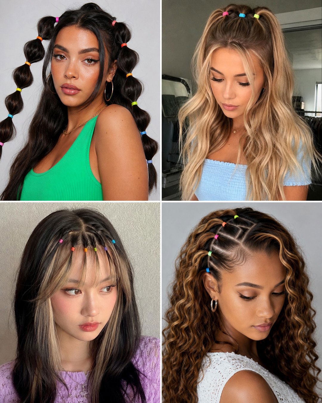 25 Rubber Band Hairstyles Cute and Easy Styles to Try