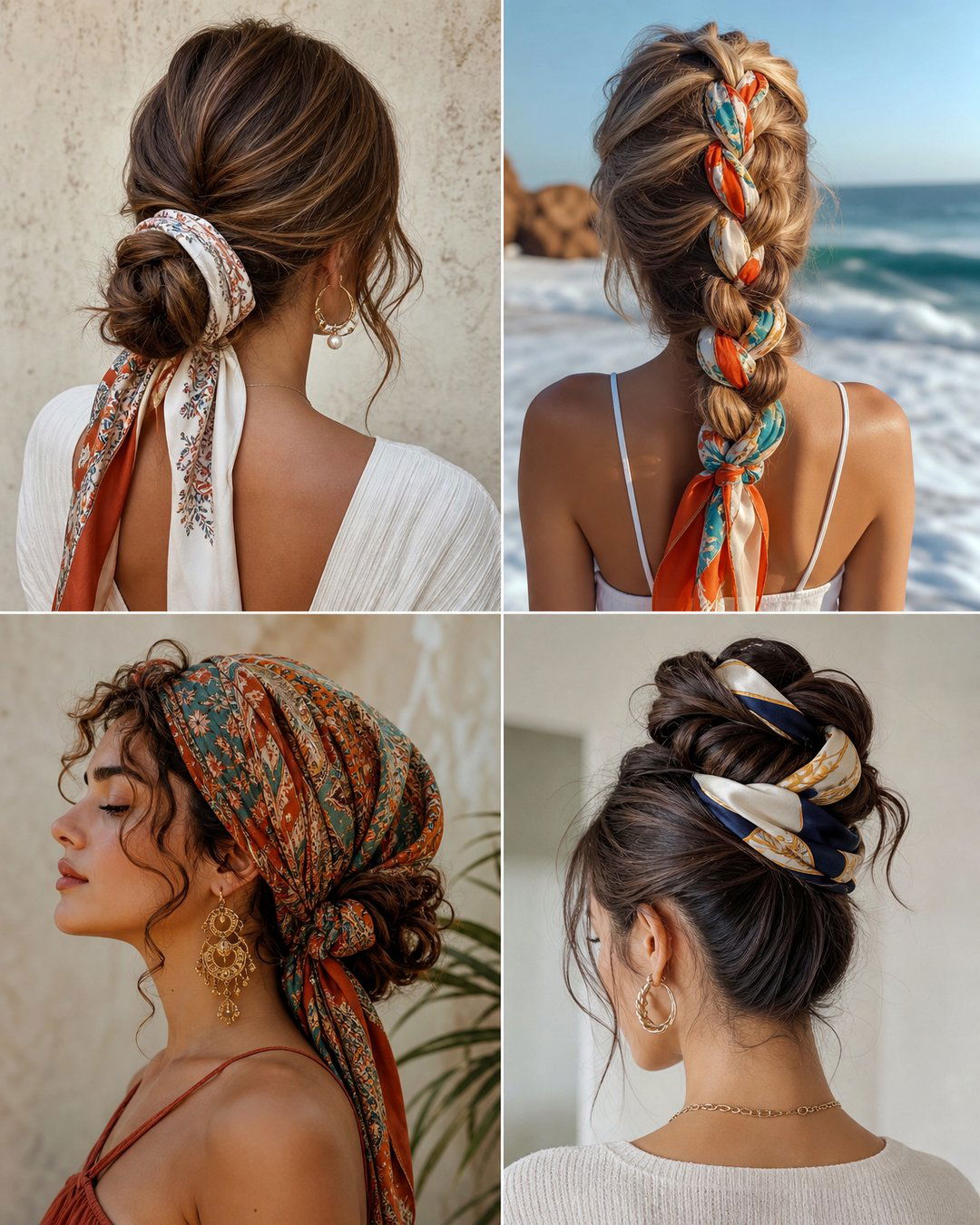 25 Scarf Hairstyles Chic and Trendy Looks for Every Day