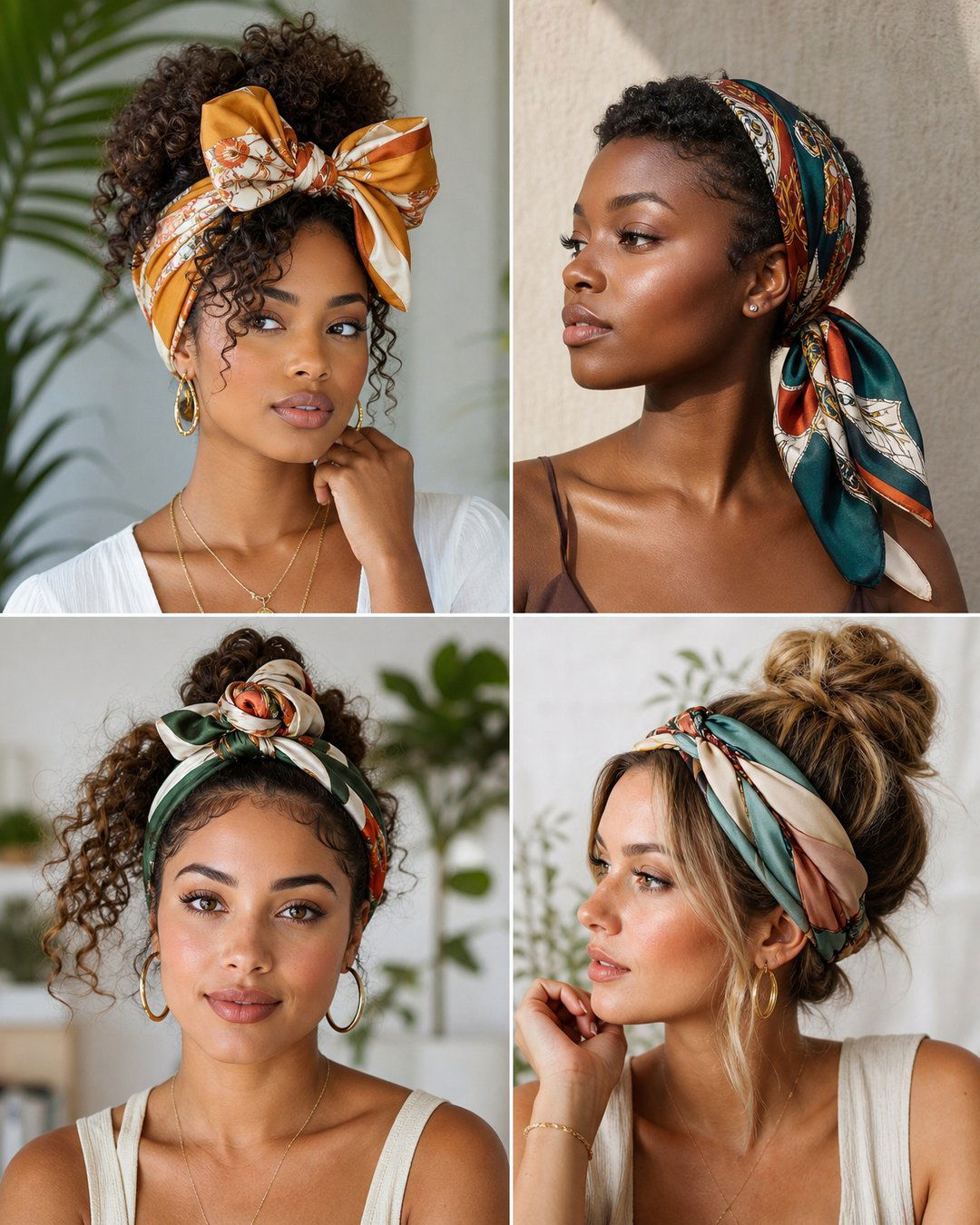 25 Scarf Hairstyles for Short Natural Hair to Slay