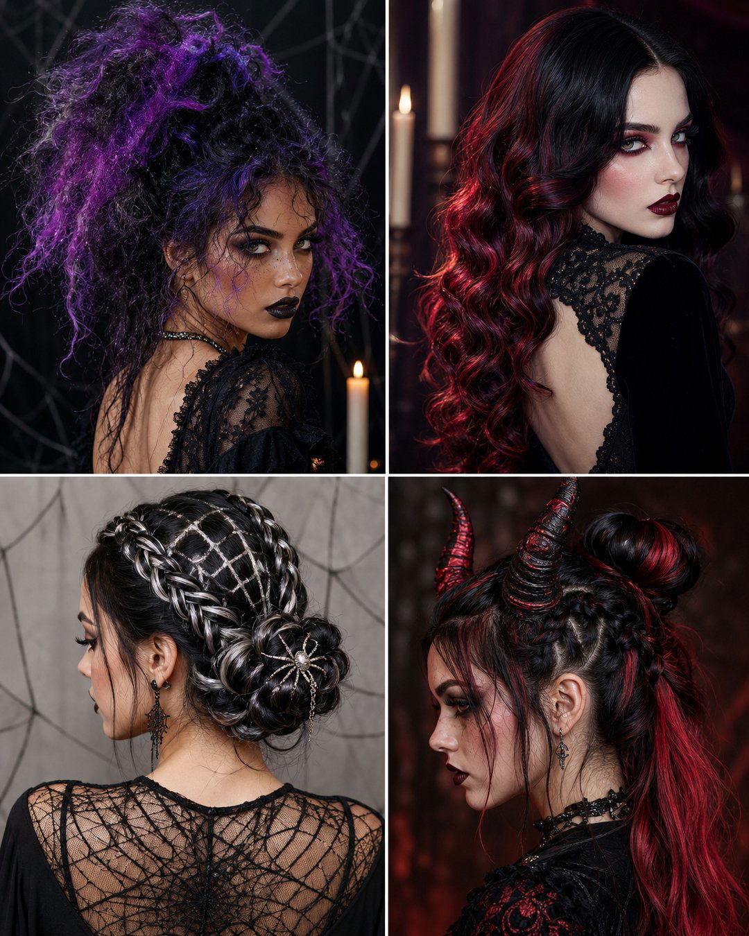 25 Scary Hairstyles Spooky Looks to Try This Halloween