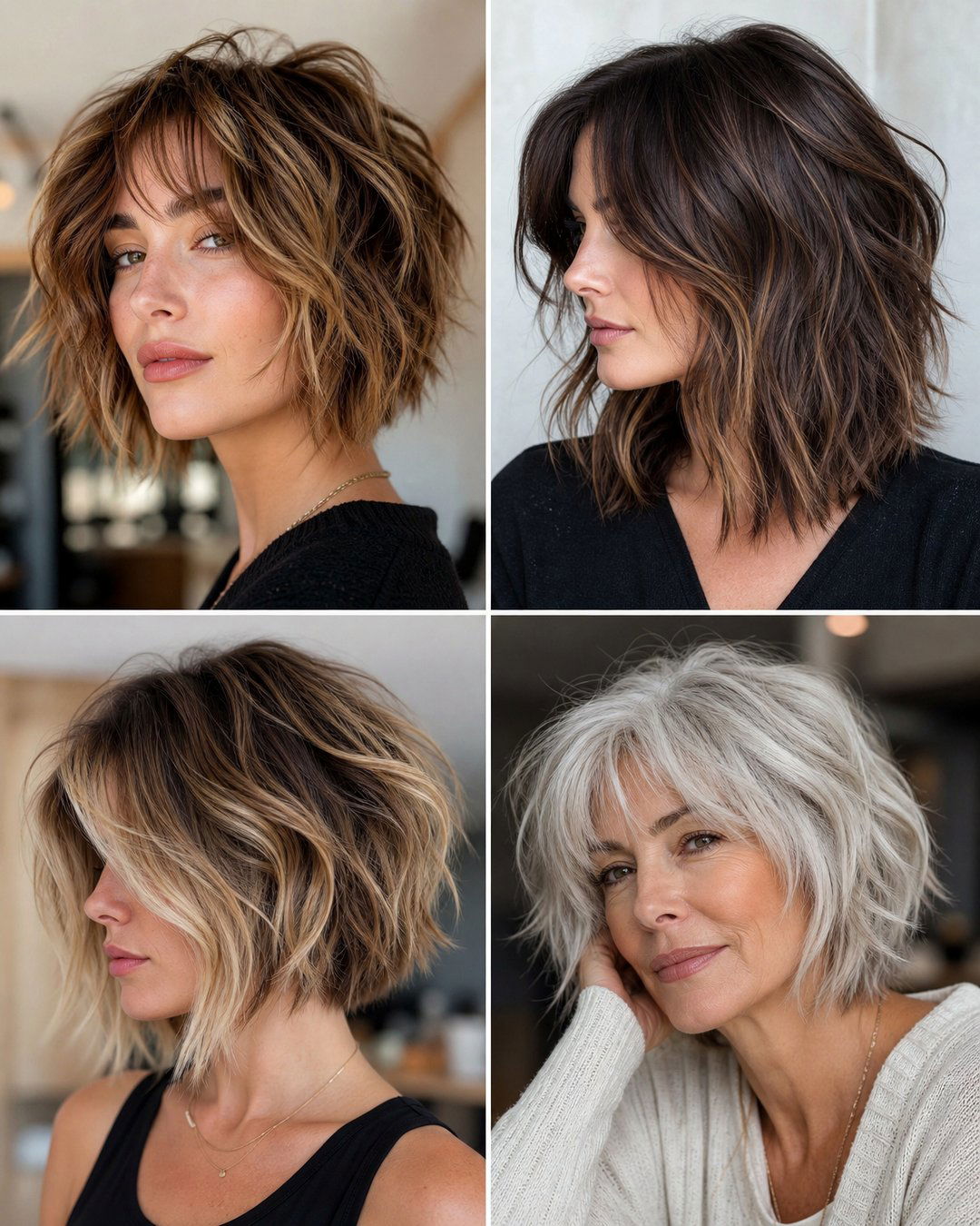 25 Shaggy Bob Haircuts Trendy Textured Styles