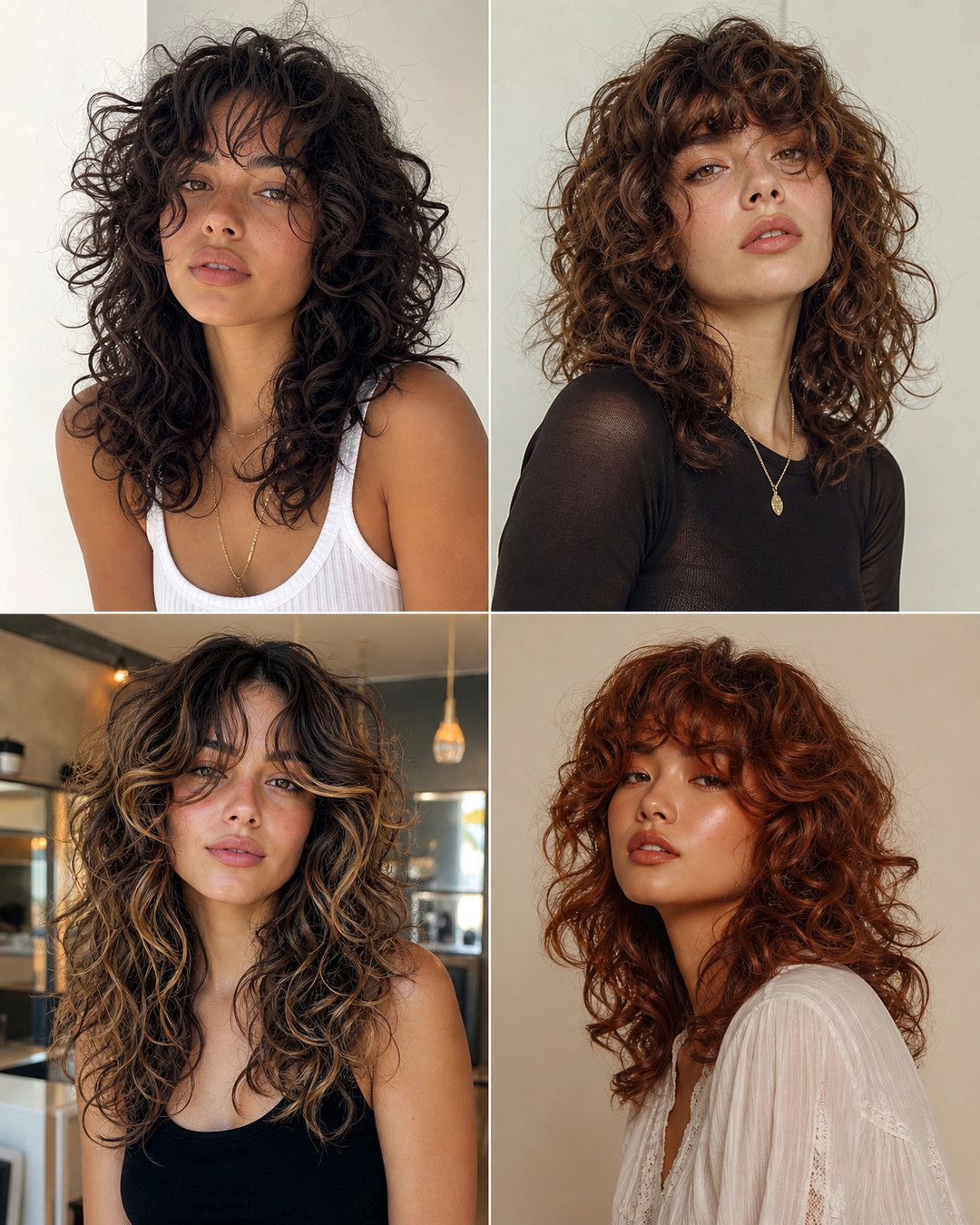 25 Shaggy Haircuts for Curly Hair Bold Textured Looks
