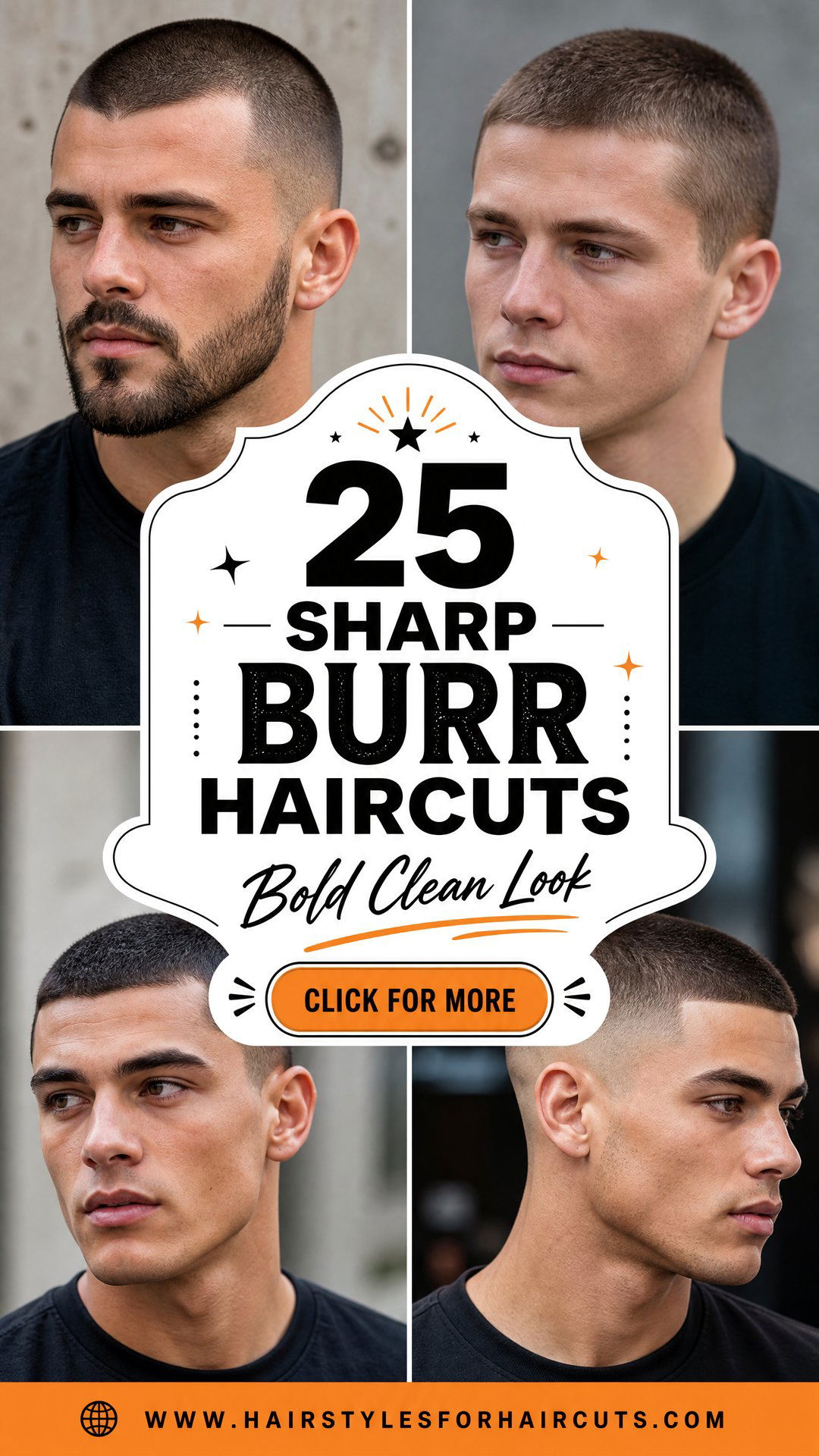 25 Sharp Burr Haircuts for a Bold Clean Look - 25 Sharp Burr Haircuts for a Bold, Clean Look