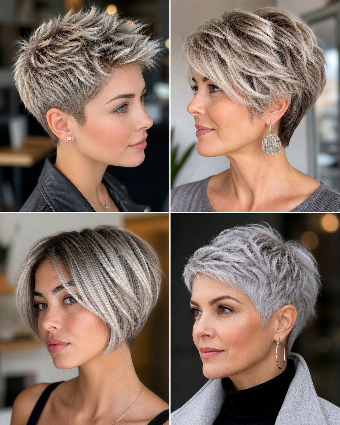 25 Short Frosted Hairstyles Pictures for Cool Inspiration
