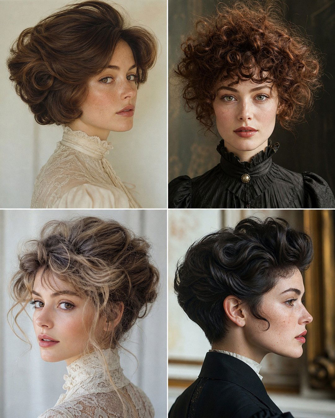 25 Short Hair 1900s Hairstyles for Vintage Glamour