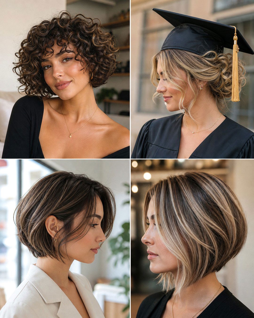 25 Short Hair Graduation Hairstyles to Shine Bright