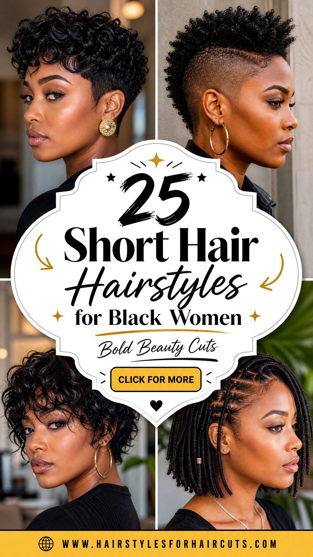 25 Short Hair Hairstyles for Black Women to Try - 25 Short Hair Hairstyles for Black Women to Try
