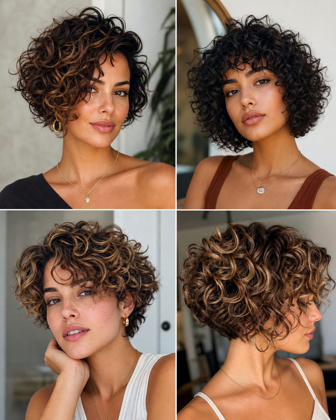 25 Short Haircuts Curly Hair Oval Face Ideas to Try