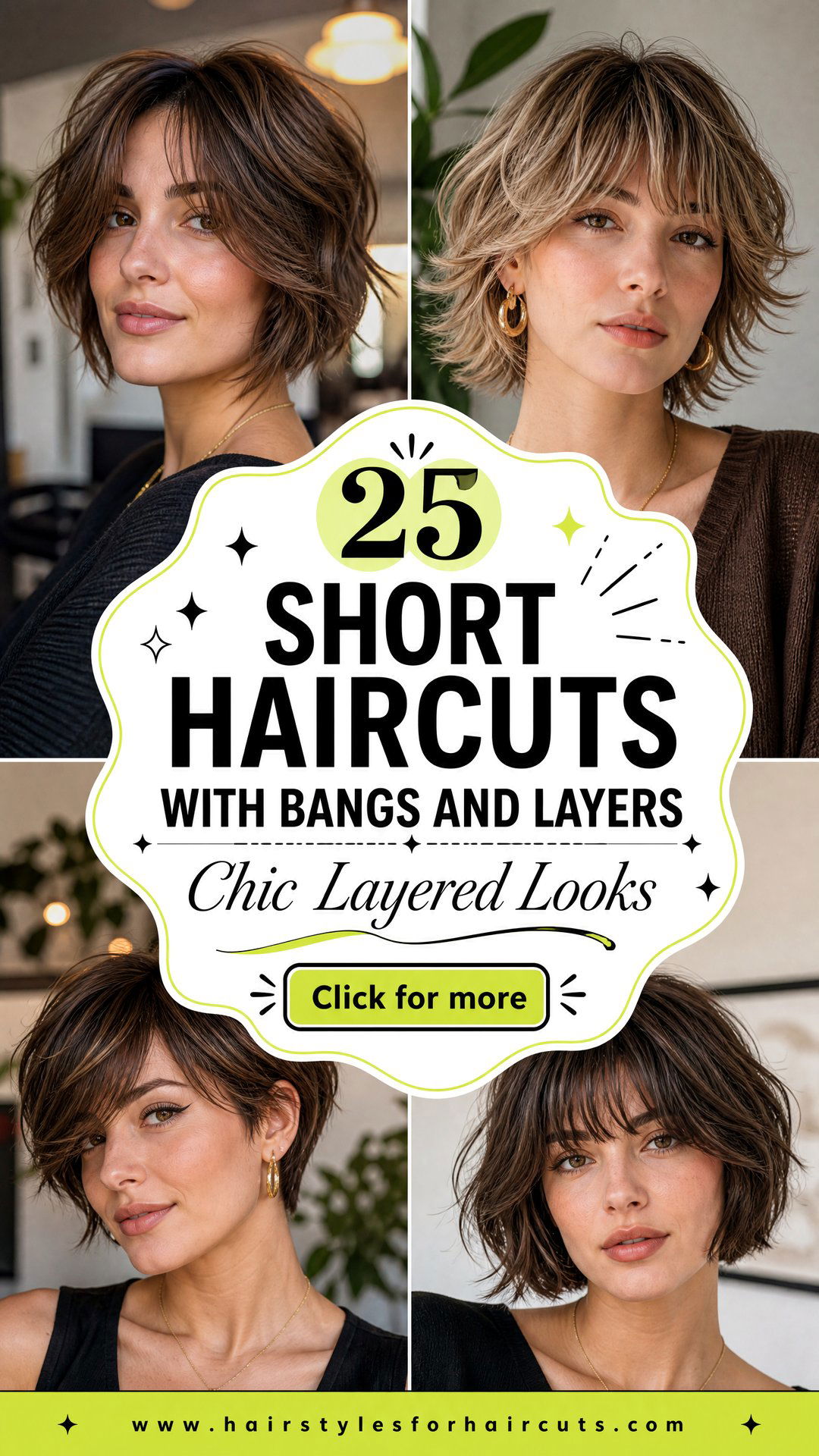 25 Short Haircuts With Bangs and Layers to Try Now - 25 Short Haircuts With Bangs and Layers to Try Now