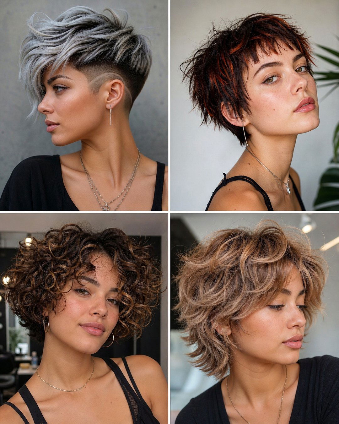 25 Short Haircuts for Poofy Hair to Tame Frizz in Style