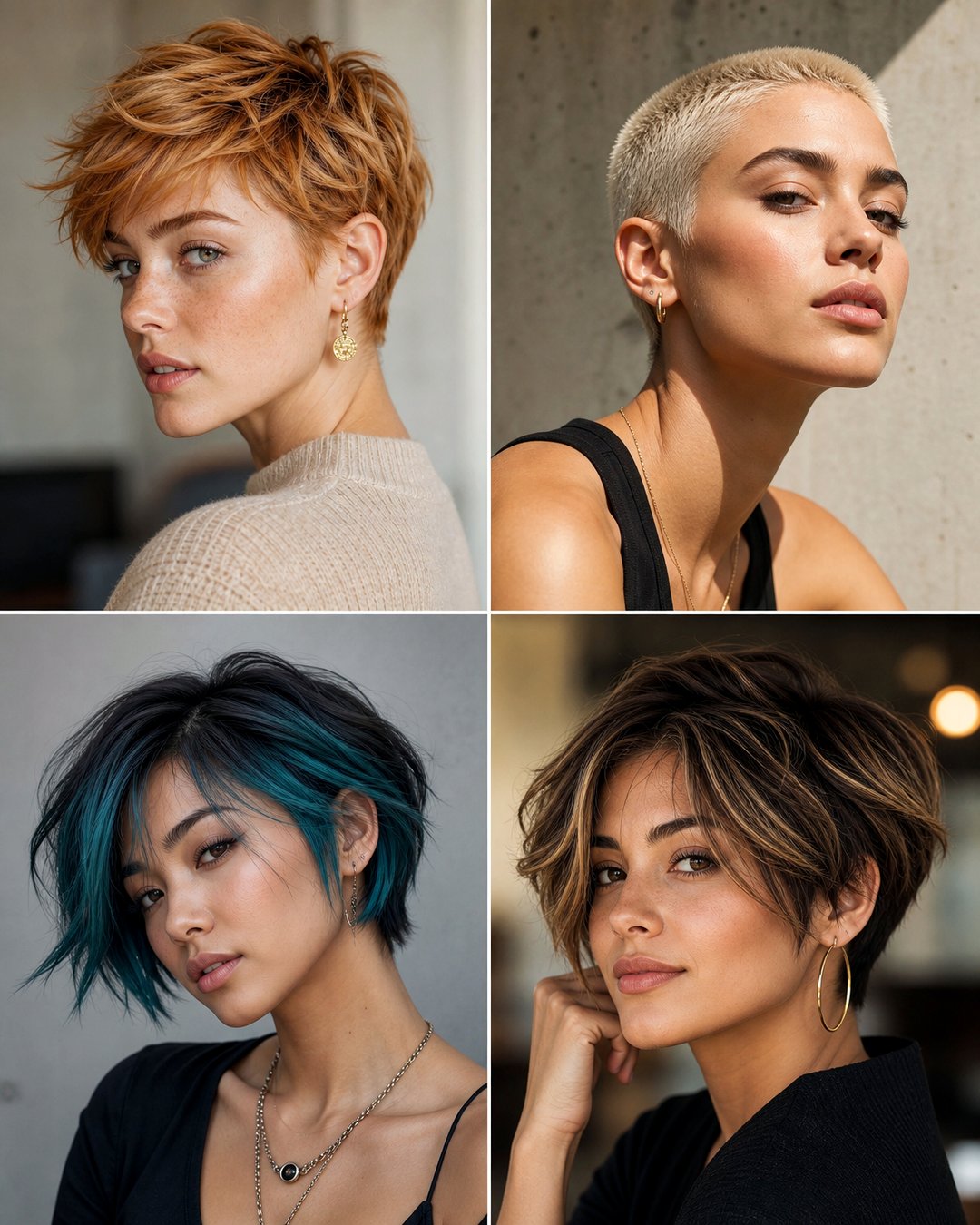 25 Short Hairstyles Color Bold and Beautiful Trends