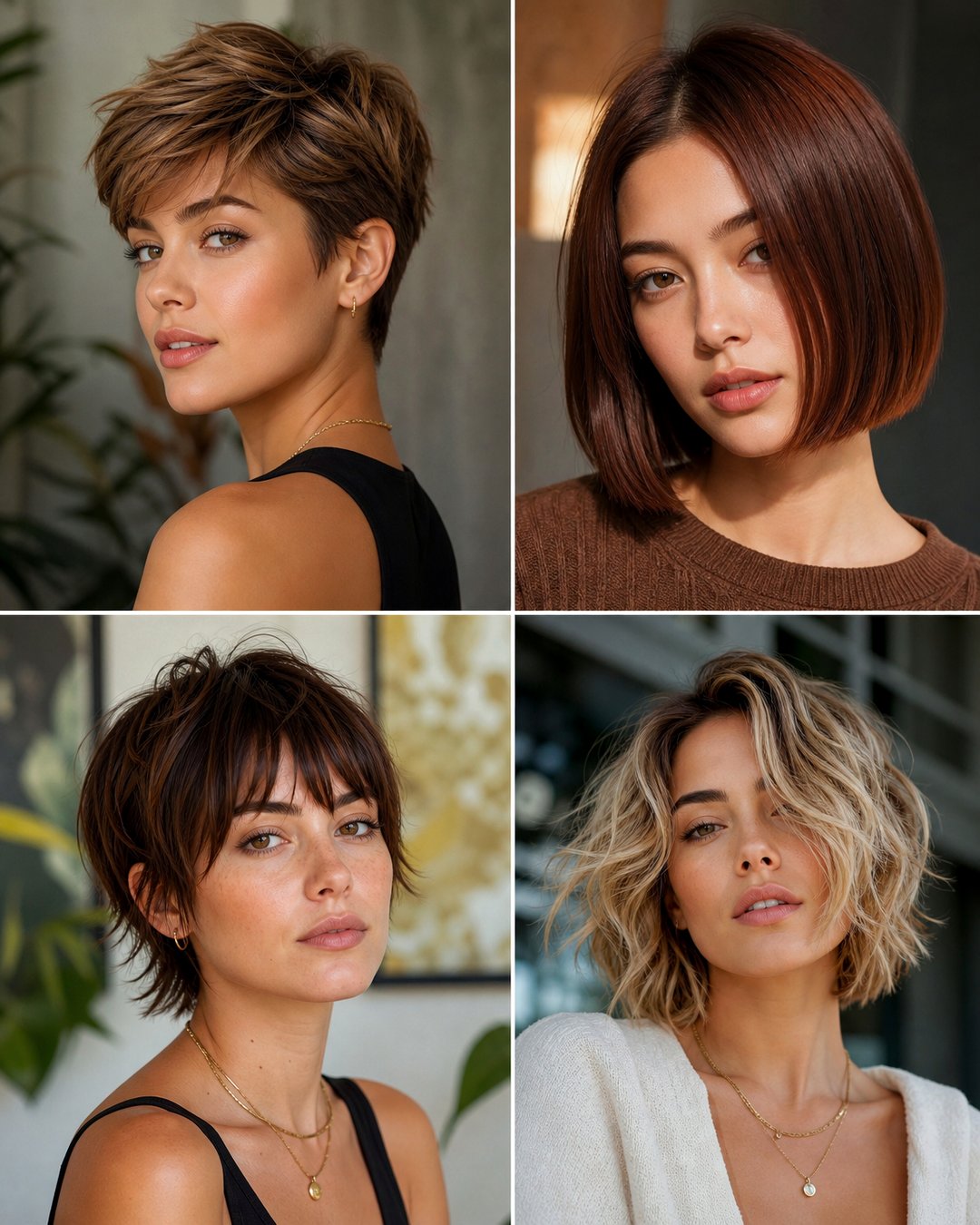25 Short Hairstyles Picture Ideas for Every Face Shape