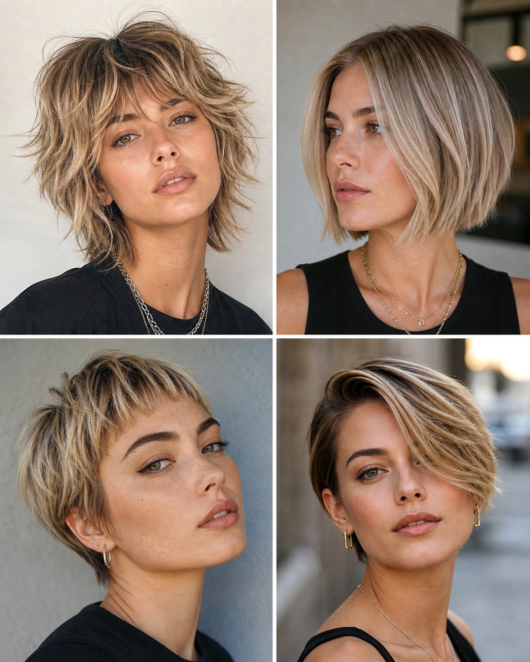 25 Short Hairstyles With Blonde Highlights to Try Now