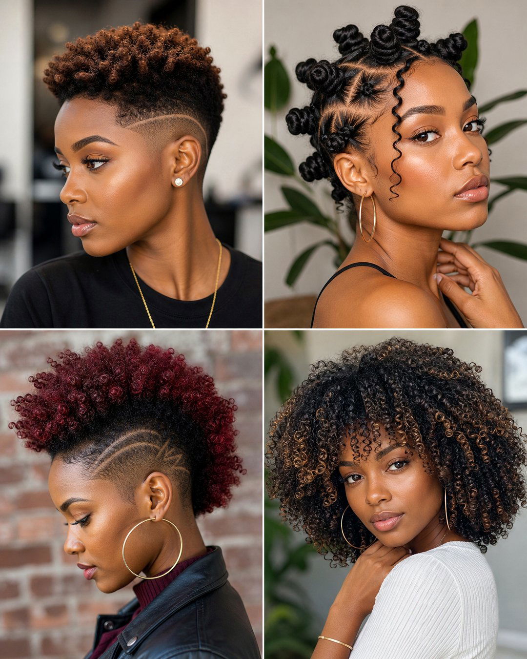 25 Short Hairstyles for Black Women Natural Hair Ideas
