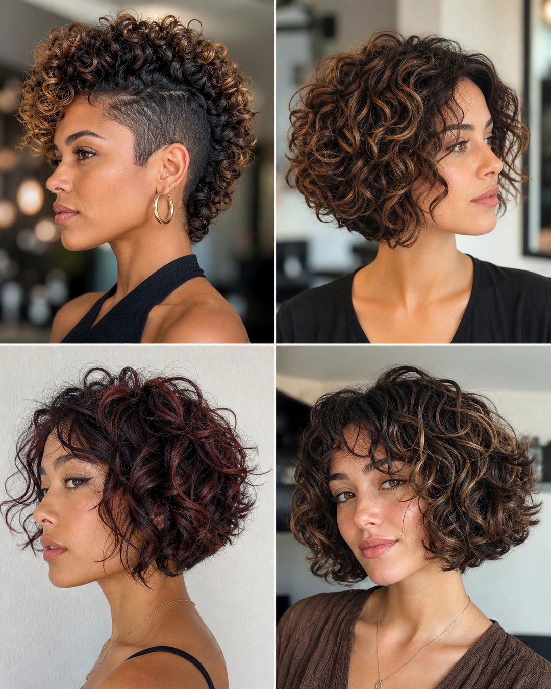 25 Short Hairstyles for Girls With Curly Hair to Try