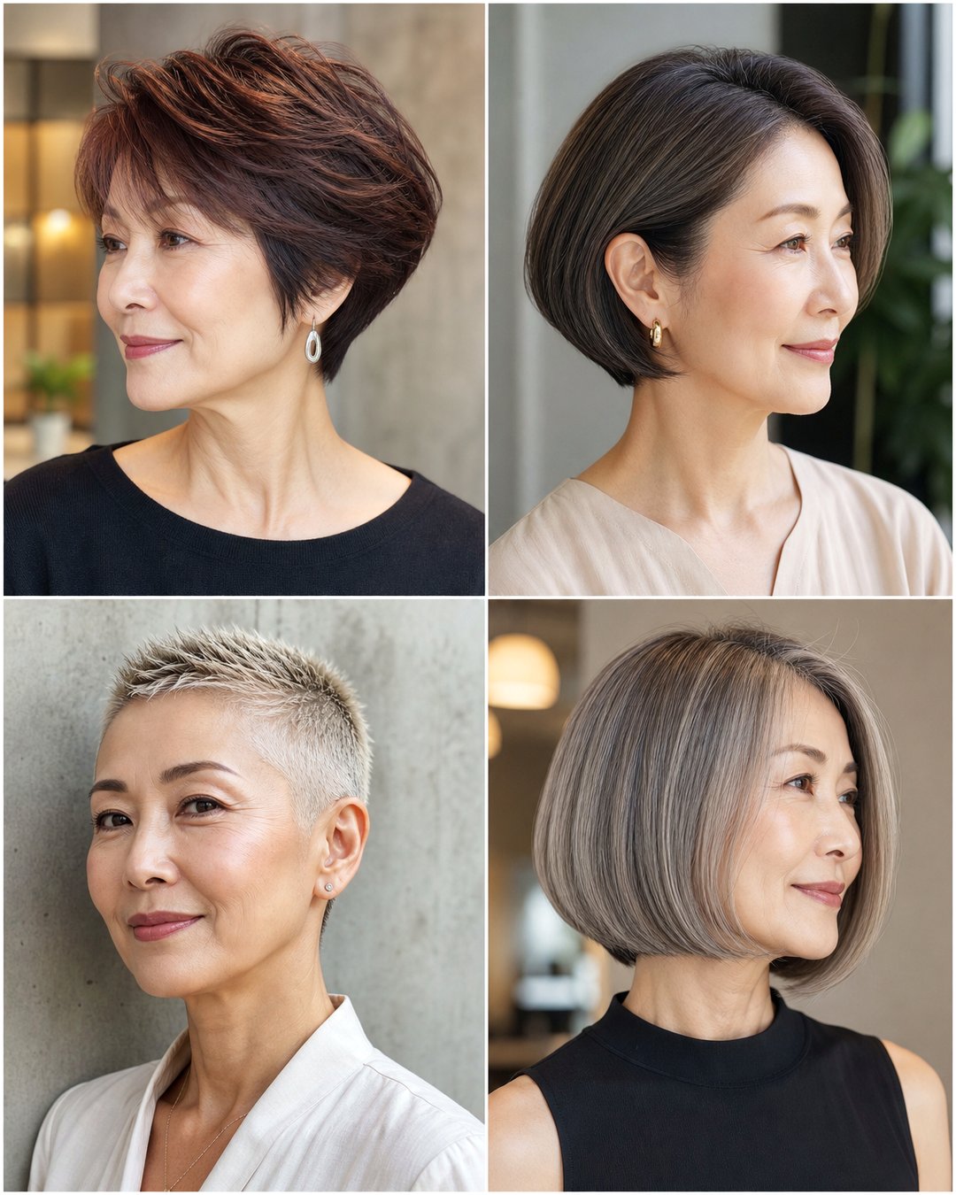 25 Short Hairstyles for Older Asian Woman Chic Looks