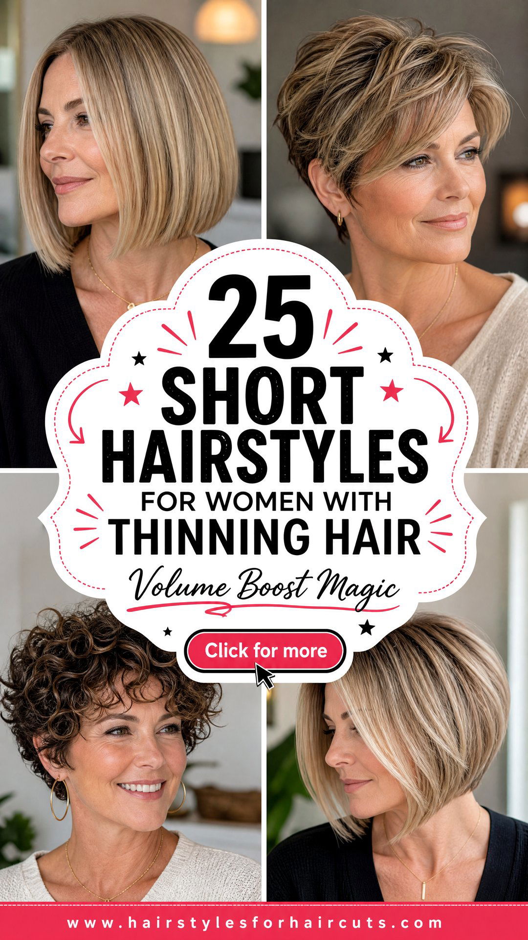 25 Short Hairstyles for Women with Thinning Hair - 25 Short Hairstyles for Women with Thinning Hair