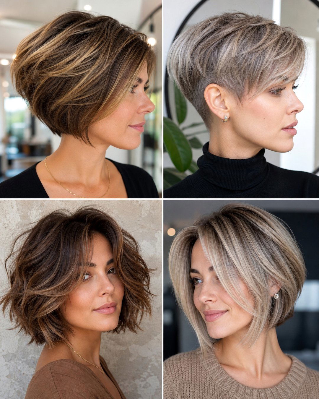 25 Short Layered Bob Hairstyles for Thin Hair Ideas