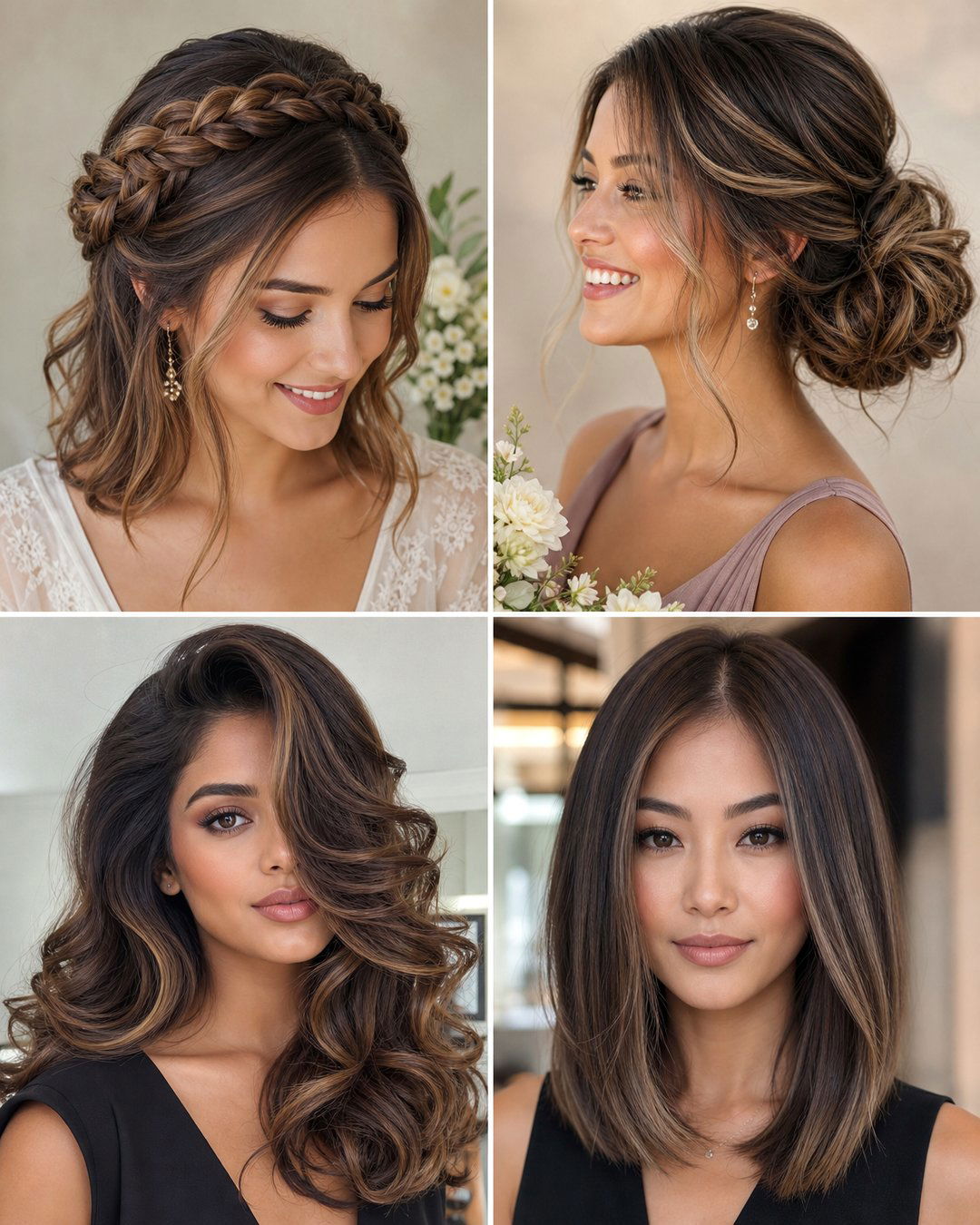 25 Shoulder Length Bridesmaid Hairstyles for Short Hair