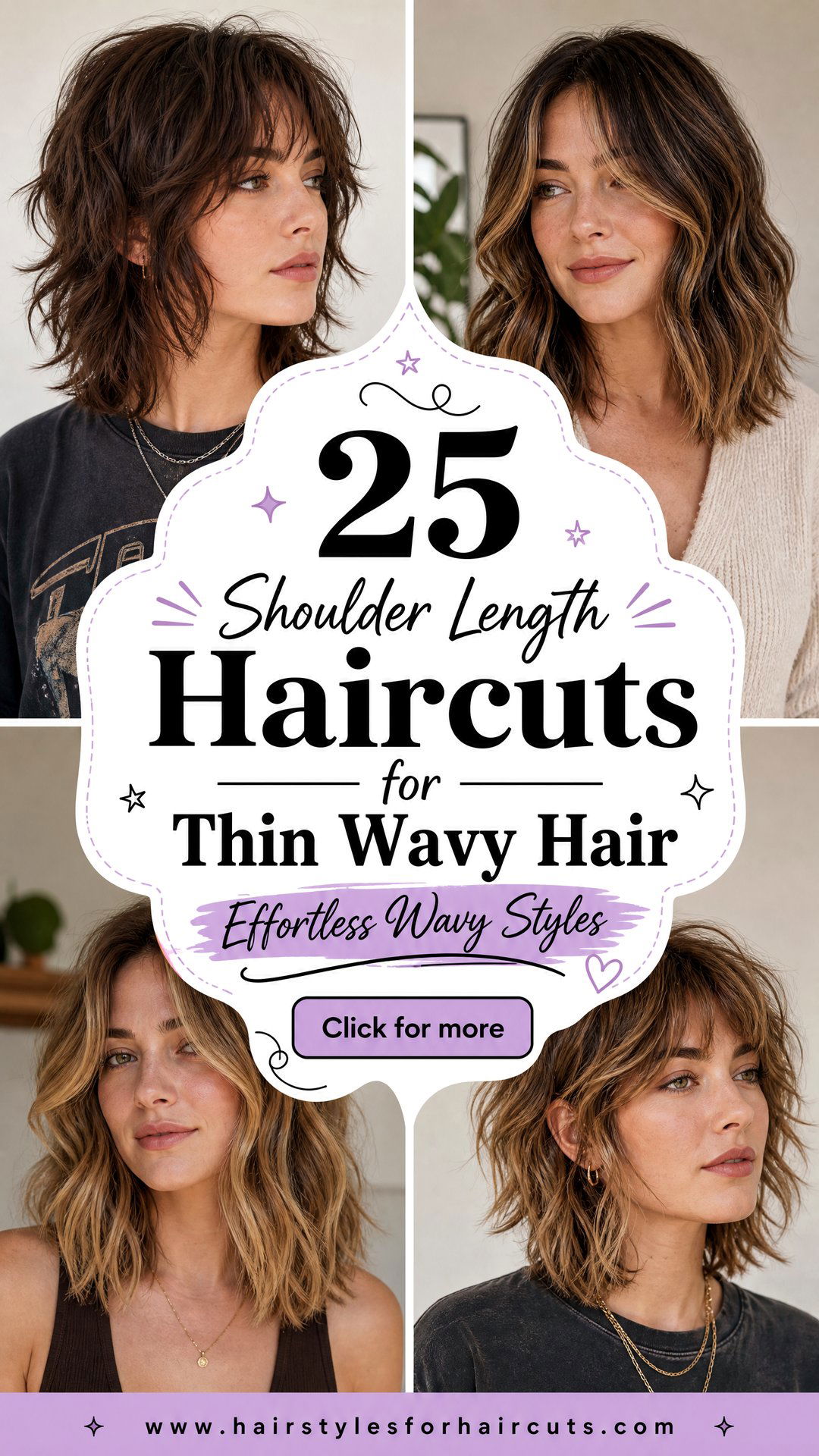 25 Shoulder Length Haircuts for Thin Wavy Hair - 25 Shoulder Length Haircuts for Thin Wavy Hair