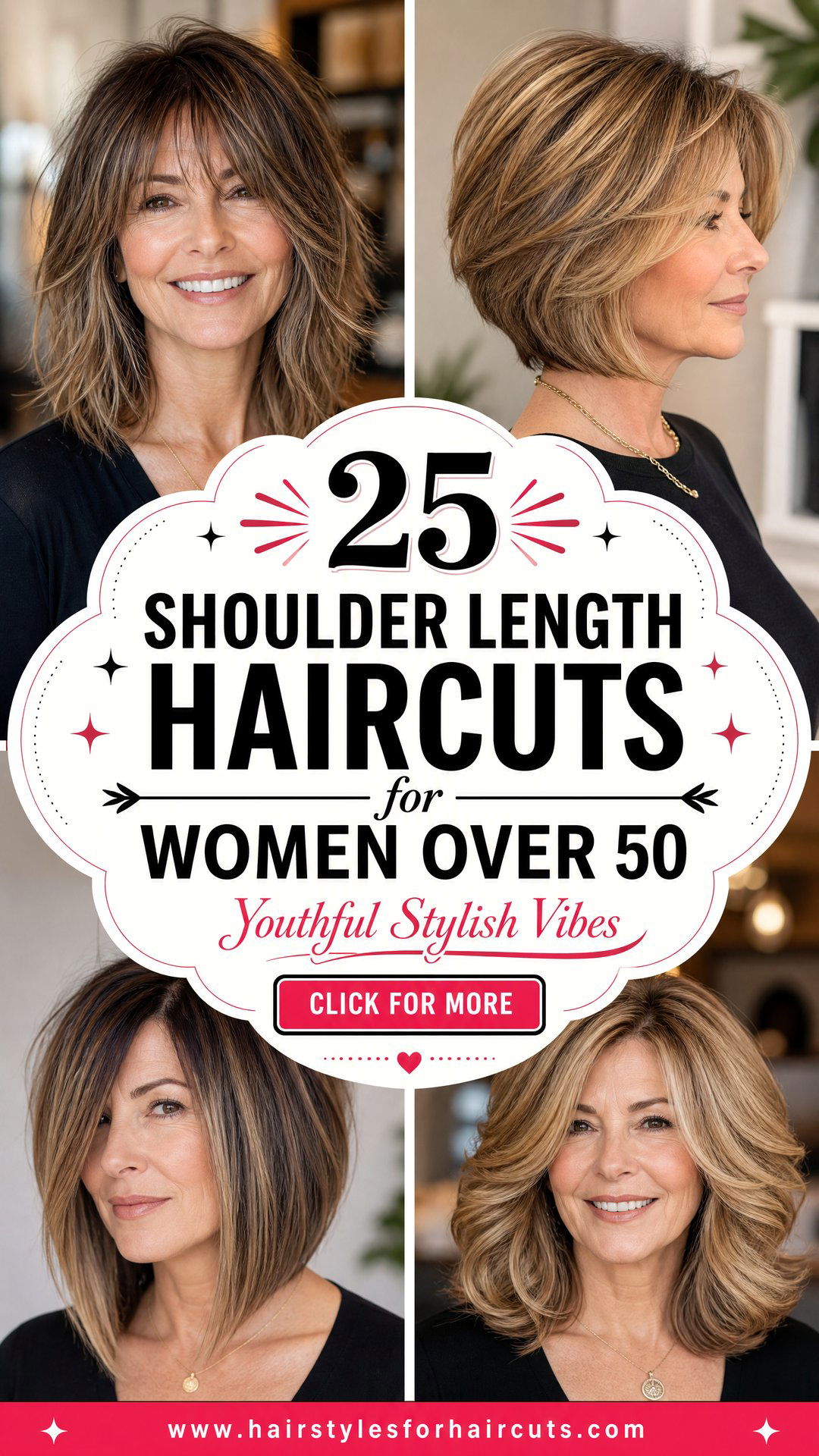 25 Shoulder Length Haircuts for Women Over 50 - 25 Shoulder Length Haircuts for Women Over 50