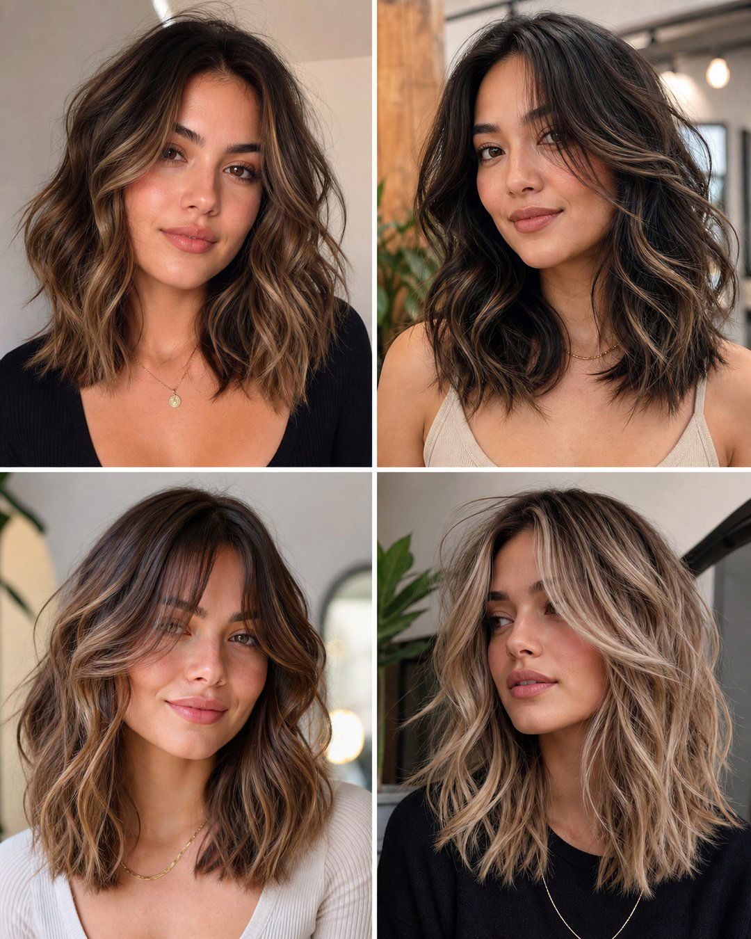 25 Shoulder Length Layered Haircuts for Wavy Hair