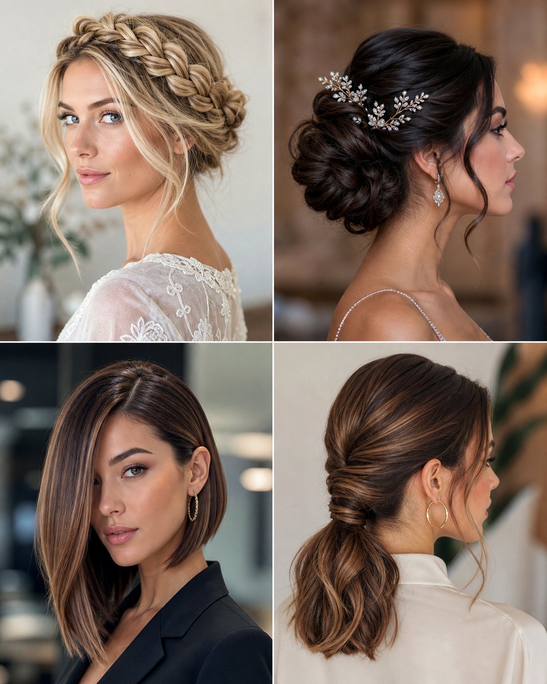 25 Shoulder Length Wedding Hairstyles for Short Hair