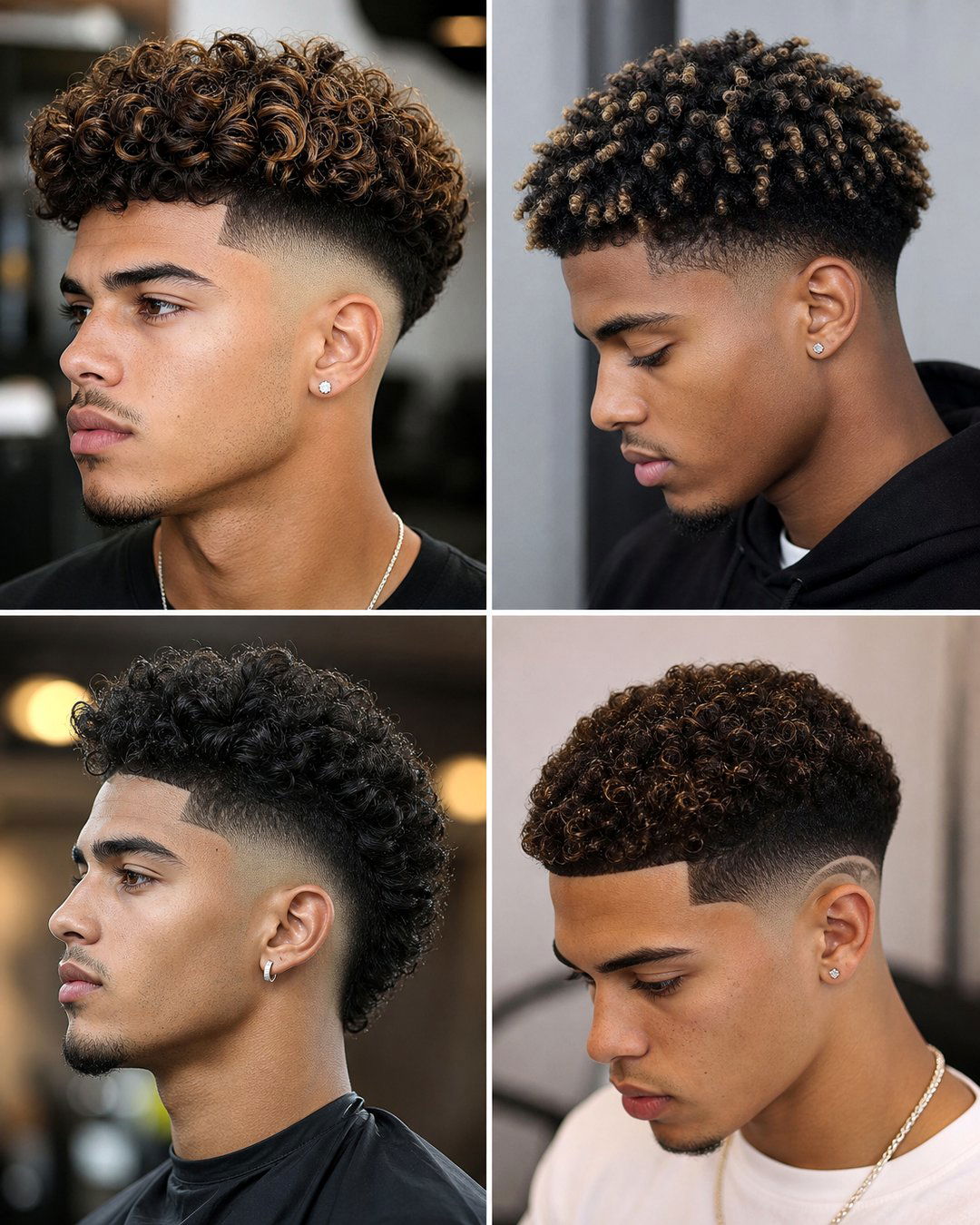 25 Side Fade Haircuts Curly Hair Best Styles 2025