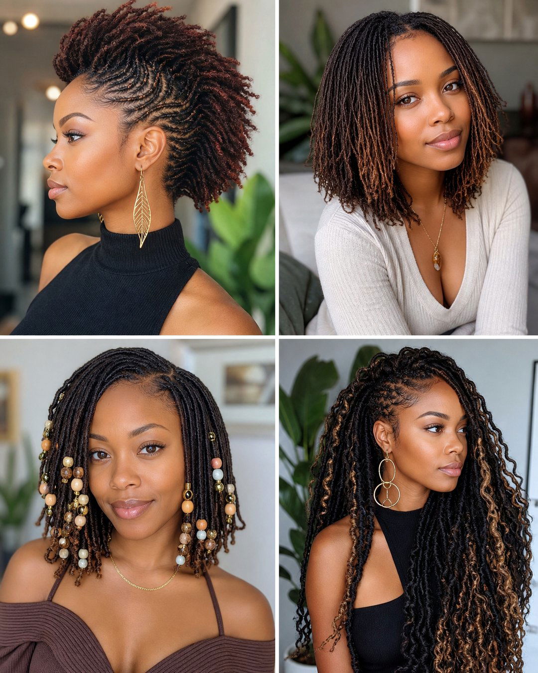 25 Sister Locks Hairstyles Stunning Natural Hair Ideas