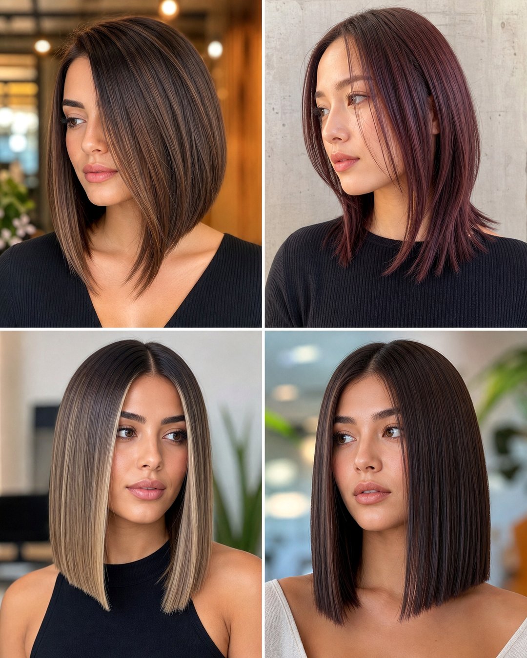 25 Sleek Pencil Haircuts for a Sharp Modern Style