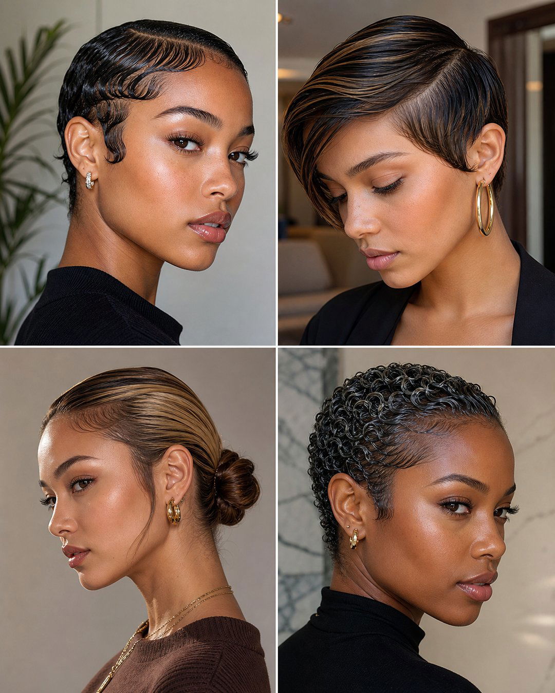 25 Slick Down Hairstyles for Short Hair Chic Ideas