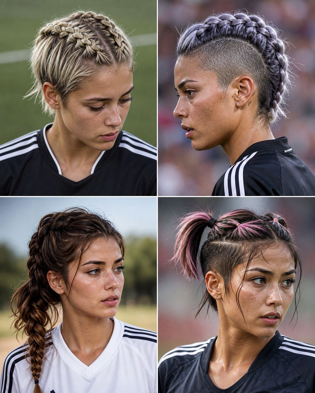 25 Soccer Hairstyles Girl Short Hair Game-Day Looks