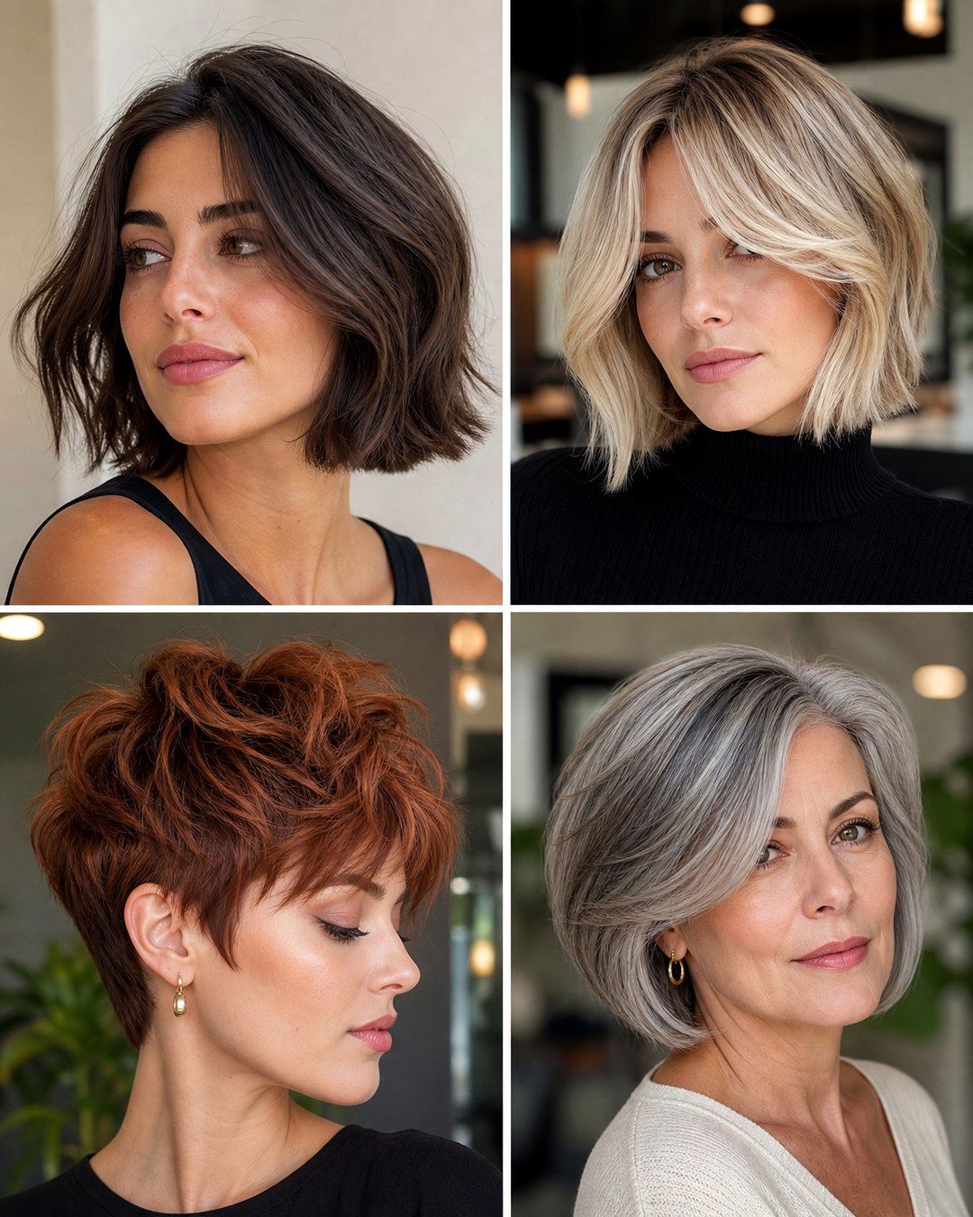 25 Square Haircuts Bold and Modern Geometric Style Ideas