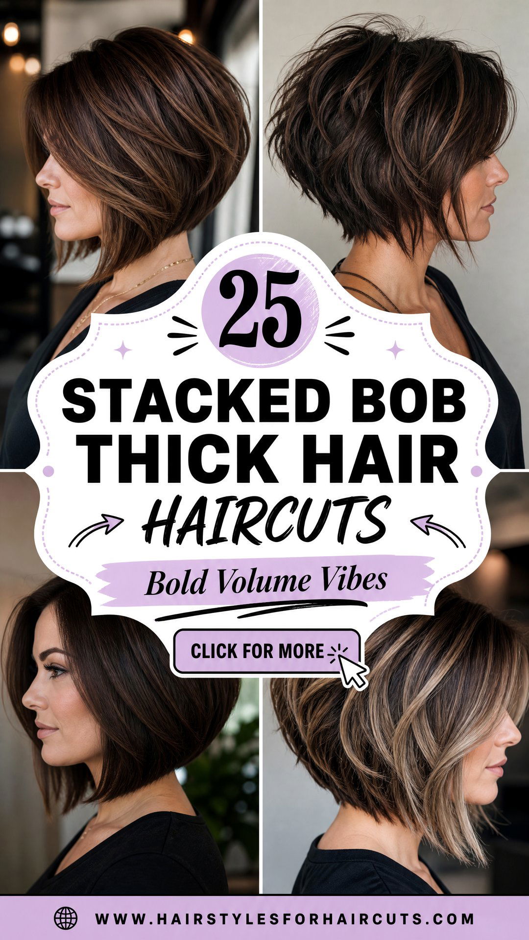 25 Stacked Bob Haircuts for Thick Hair to Try Now - 25 Stacked Bob Haircuts for Thick Hair to Try Now