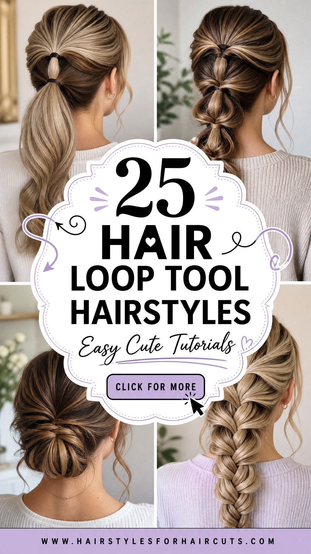 25 Step by Step Hair Loop Tool Hairstyles Easy Tutorials - 25 Step by Step Hair Loop Tool Hairstyles: Easy Tutorials