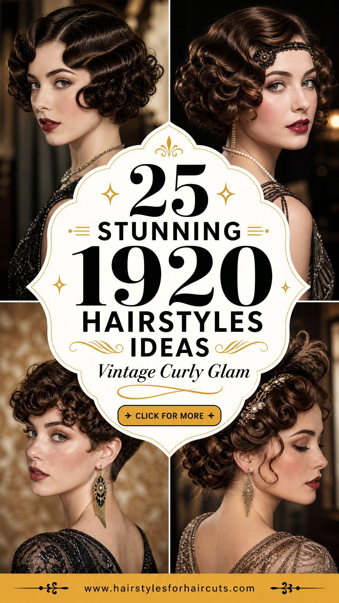 25 Stunning 1920 Hairstyles for Curly Hair Ideas - 25 Stunning 1920 Hairstyles for Curly Hair Ideas