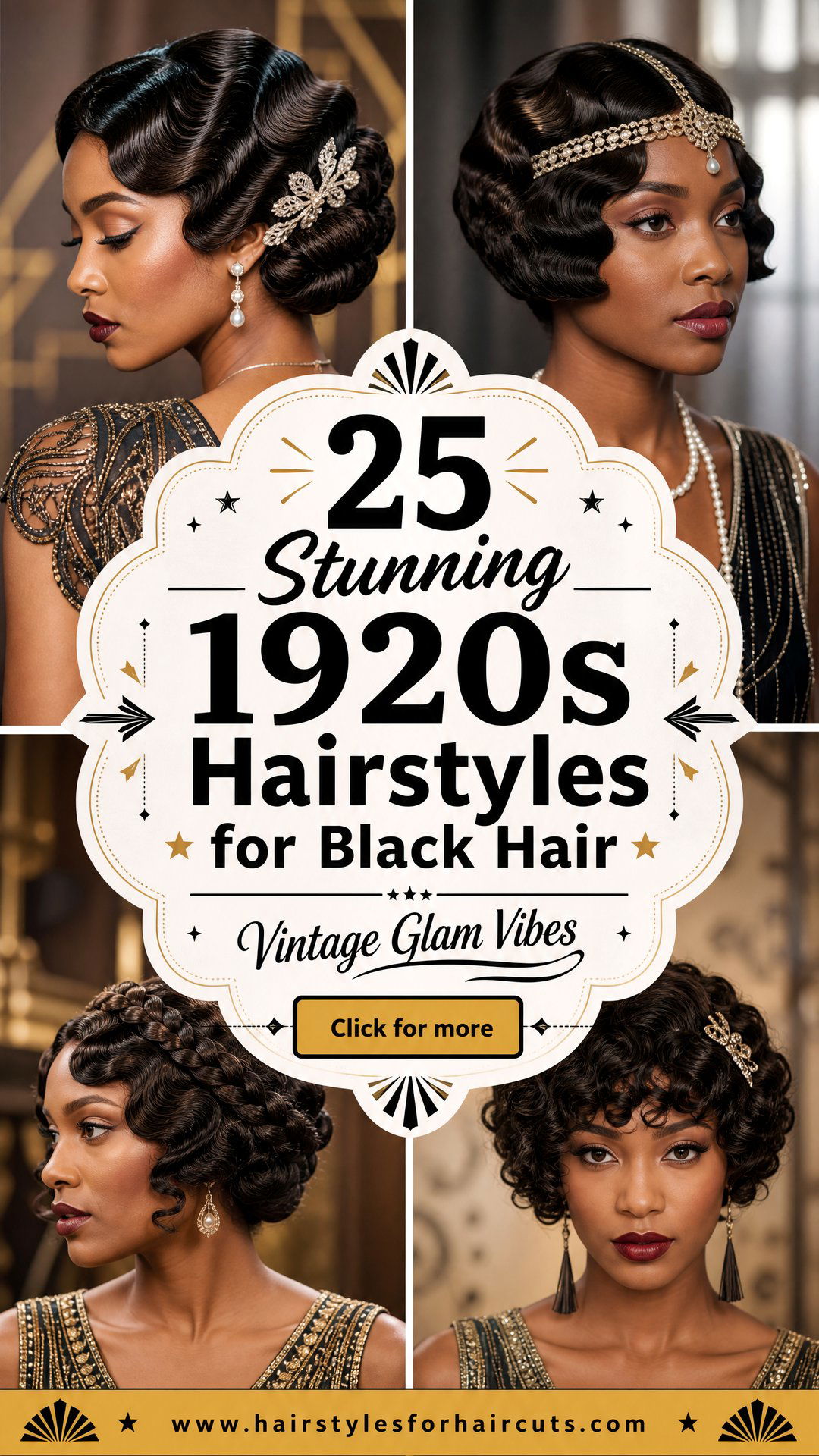 25 Stunning 1920s Hairstyles for Black Hair to Try Today - 25 Stunning 1920s Hairstyles for Black Hair to Try Today