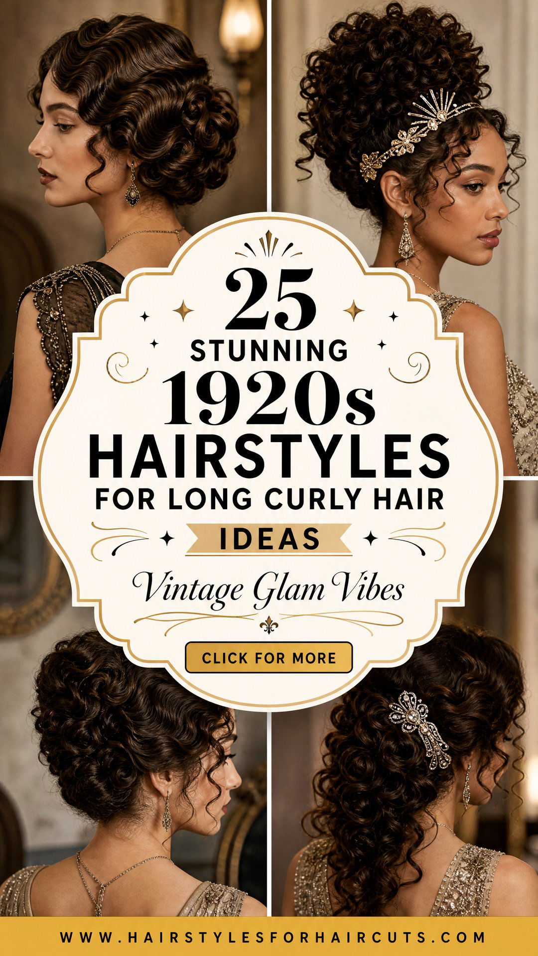 25 Stunning 1920s Hairstyles for Long Curly Hair Ideas - 25 Stunning 1920s Hairstyles for Long Curly Hair Ideas