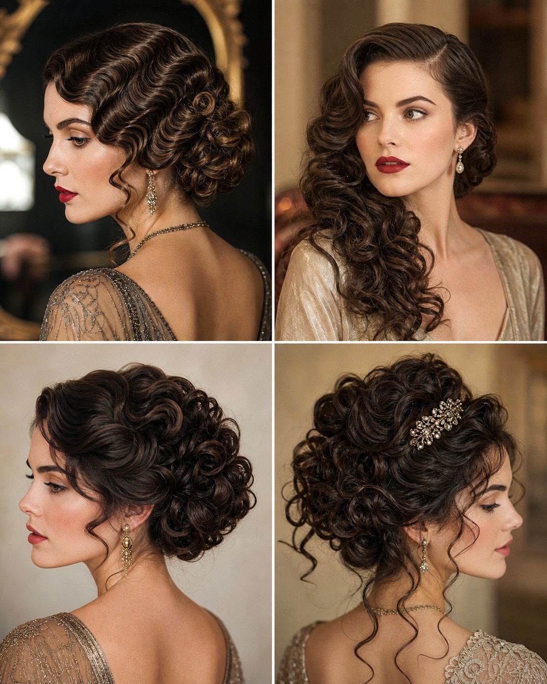 25 Stunning 1920s Hairstyles for Long Curly Hair Ideas