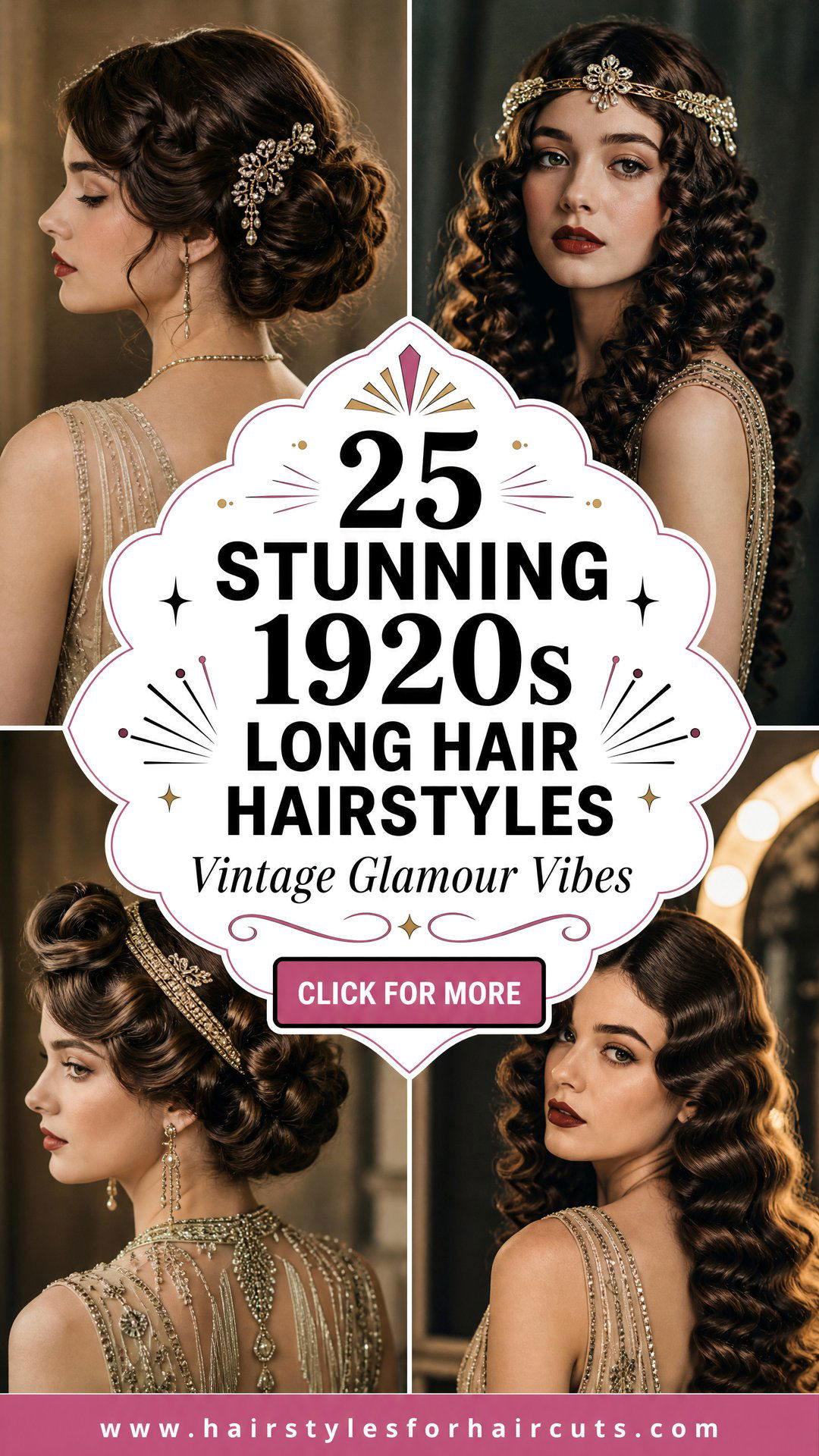 25 Stunning 1920s Long Hair Hairstyles for Vintage Vibes - 25 Stunning 1920s Long Hair Hairstyles for Vintage Vibes