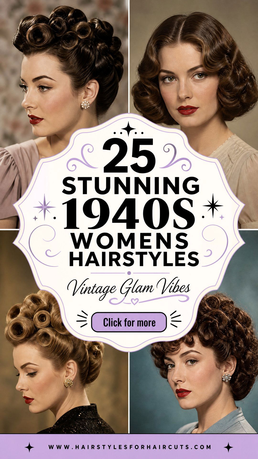 25 Stunning 1940s Womens Hairstyles to Inspire Vintage Glam - 25 Stunning 1940s Womens Hairstyles to Inspire Vintage Glam