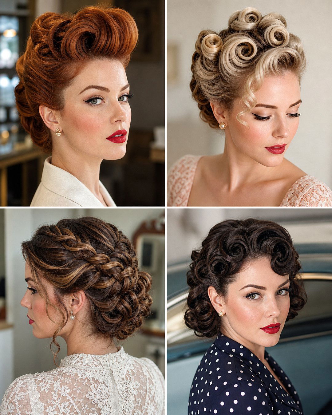 25 Stunning 1940s Womens Hairstyles to Inspire Vintage Glam