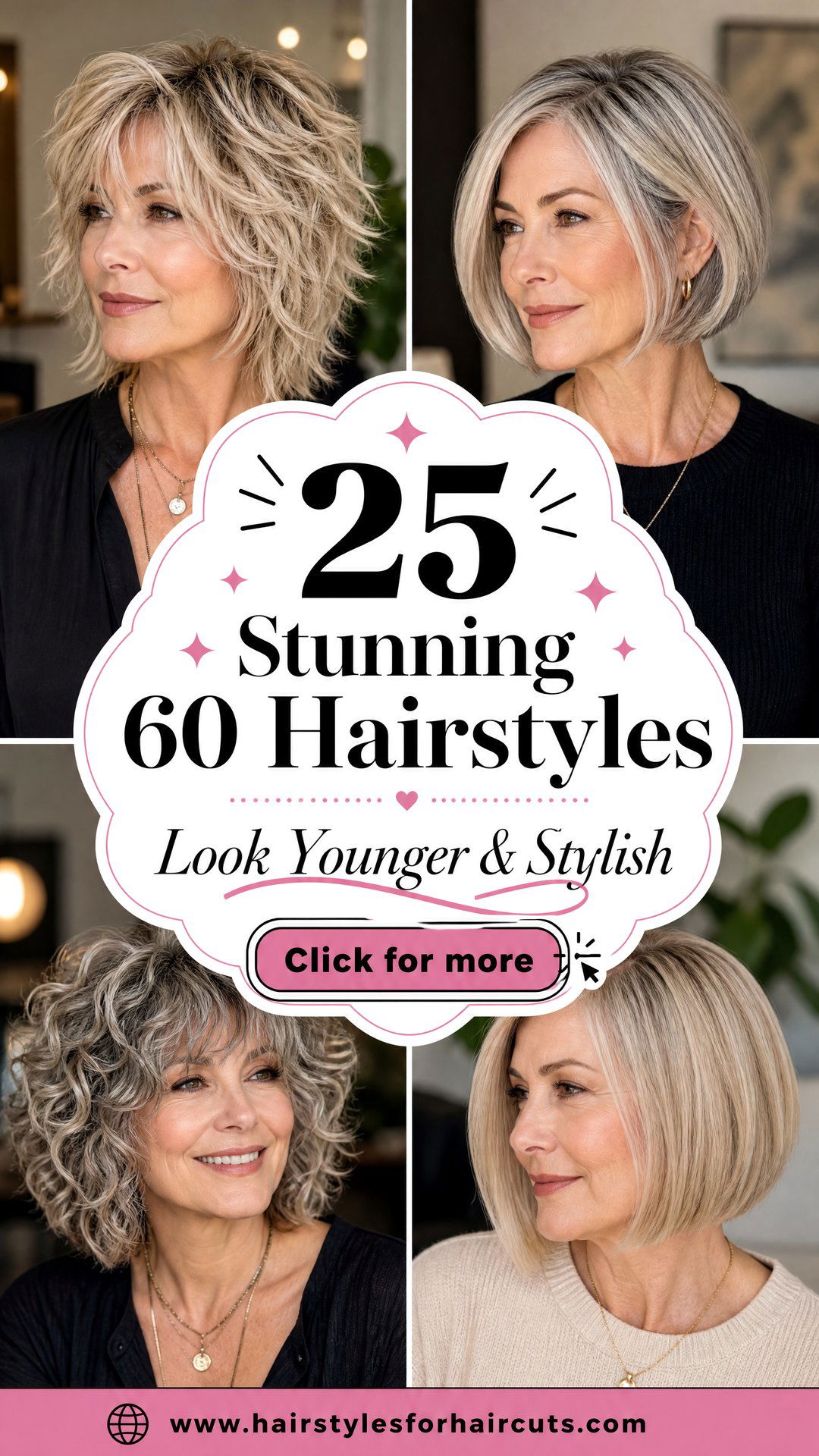 25 Stunning 60 Hairstyles to Look Younger and Stylish - 25 Stunning 60 Hairstyles to Look Younger and Stylish
